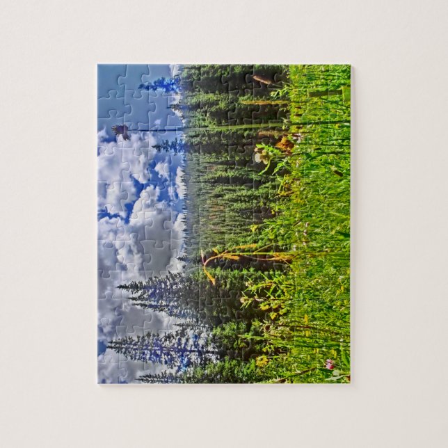 Colorado mountain meadow scenic puzzle (Vertical)