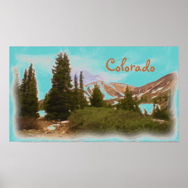 Colorado mountain poster (Front)