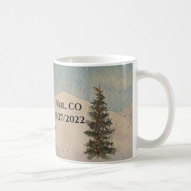 Colorado Mountain Snow Coffee Mug (Right)