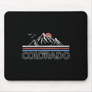 Colorado Mountain State Flag Tee Rocky Mountains S Mouse Pad