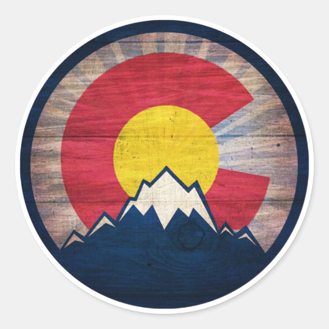 Colorado mountain stickers (Front)