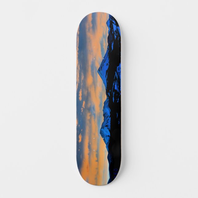 Colorado Mountain Sunset III Skateboard  (Front)