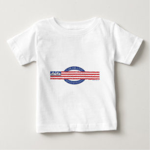 Colorado Mountain USA Flag Baby T-Shirt