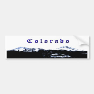 Colorado Mountain V Bumper Sticker