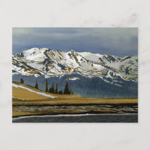 Colorado Mountain Winter Snow Christmas Card