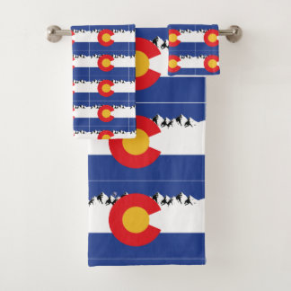 Colorado Mountains Bath Towel Set