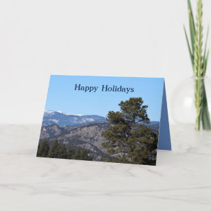 Colorado Mountains Holiday Card