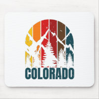 Colorado Mountains Retro
