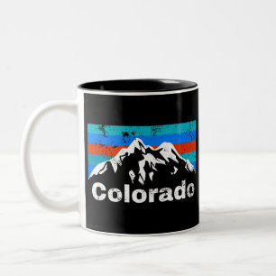Colorado Mountains Two-Tone Coffee Mug