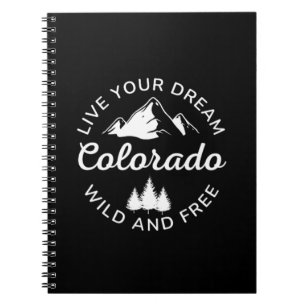 Colorado Mountains Vintage Notebook