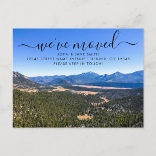 Colorado Moving Announcement Postcard