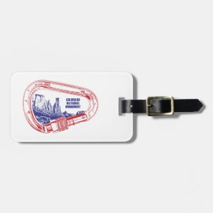 Colorado National Monument Climbing Carabiner Luggage Tag