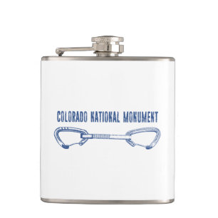 Colorado National Monument Climbing Quickdraw Hip Flask