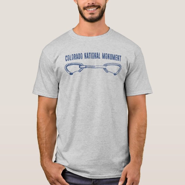 Colorado National Monument Climbing Quickdraw T-Shirt (Front)