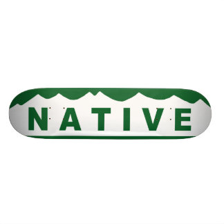 Colorado Native Mountains Skateboard Deck