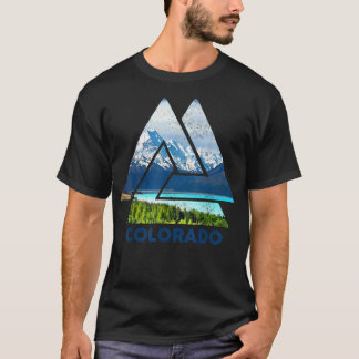 Colorado Nature Vintage Rocky Mountains Hiking Cam T-Shirt