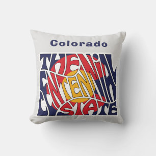 Colorado Nickname Word Art Cushion