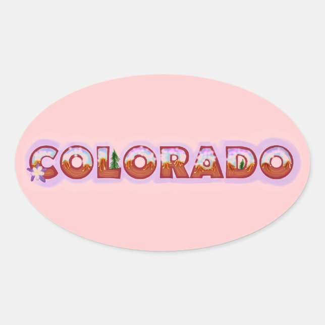 Colorado outline stickers (Front)
