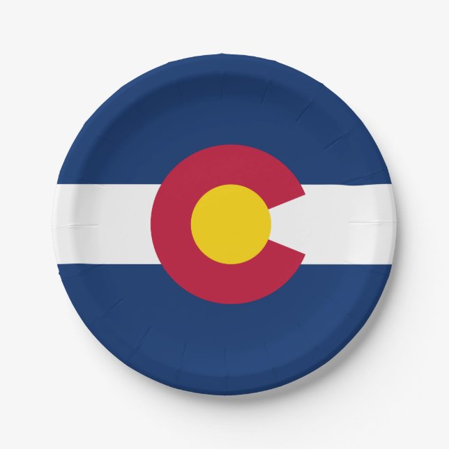 Colorado Paper Plate (Front)