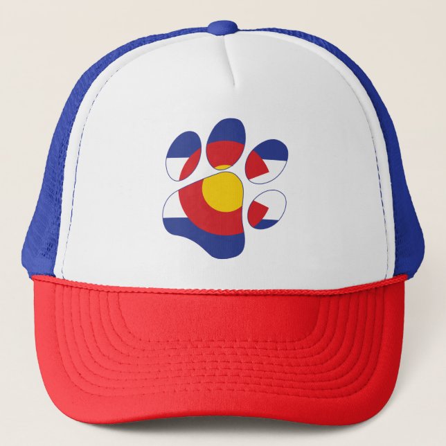 Colorado Paws Trucker Hat (Front)