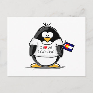 Colorado Penguin Postcard