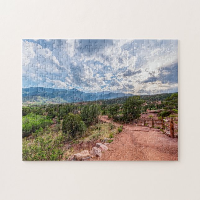 Colorado Pikes Peak Evening Hike Jigsaw Puzzle (Horizontal)