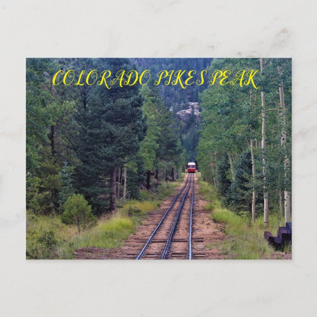 Colorado Pikes Peak POST CARD (Front)