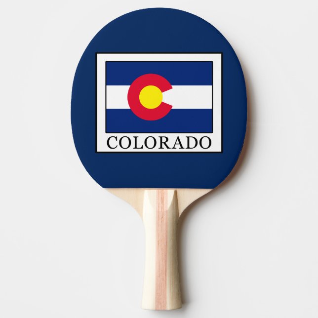 Colorado Ping Pong Paddle (Front)