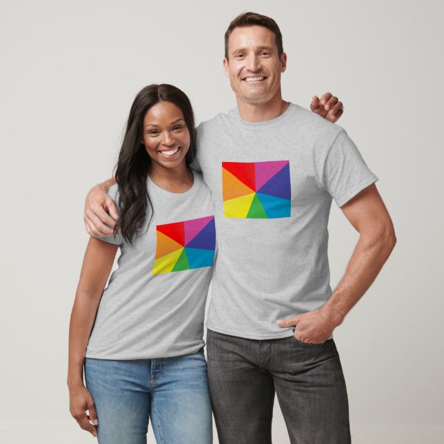 colorado pride. angled. T-Shirt (Unisex)