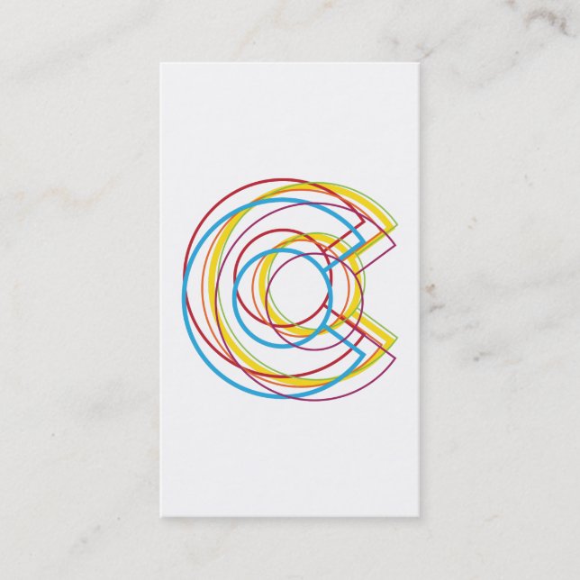 colorado pride blur business card (Front)