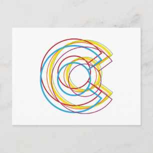 colorado pride blur postcard