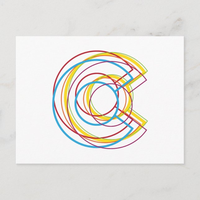 colorado pride blur postcard (Front)
