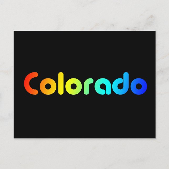 colorado pride. postcard (Front)
