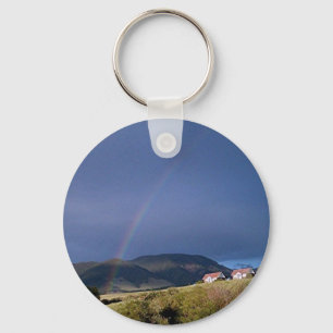 colorado rainbow keychain