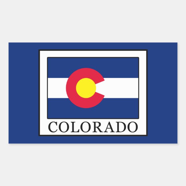 Colorado Rectangular Sticker (Front)