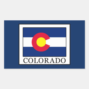Colorado Rectangular Sticker