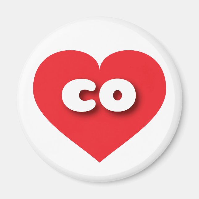 Colorado red heart - I love co Magnet (Front)