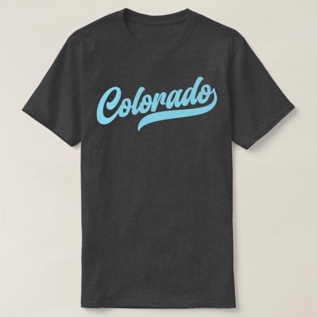 Colorado Retro Colorado Rapids Soccer T-Shirt (Design Front)