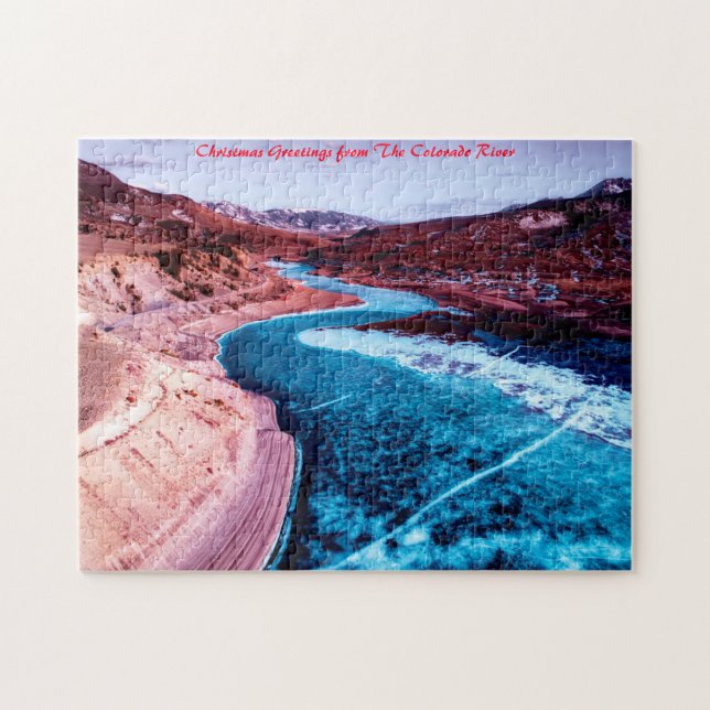 Colorado River.Christmas Greetings Jigsaw Puzzle (Horizontal)