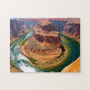 Colorado River . Christmas Greetings Jigsaw Puzzle