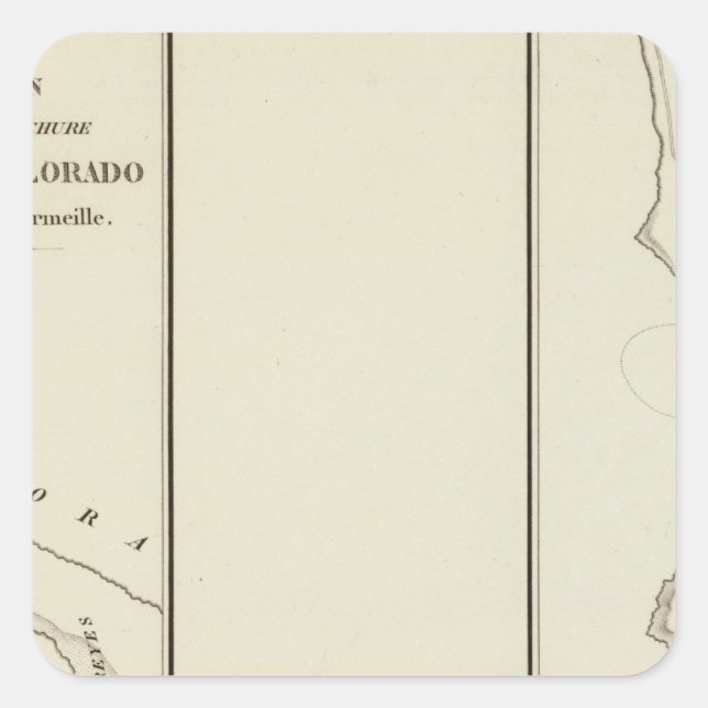 Colorado River Square Sticker (Front)