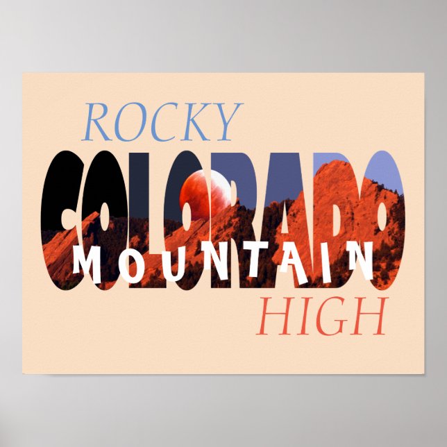 Colorado - Rocky Mountain High Poster (Front)