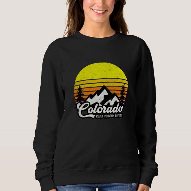 Colorado Rocky Mountain National Park Sweatshirt (Front)