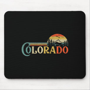 Colorado Rocky Mountain Sun Boulder Hiking Gifts Mouse Pad