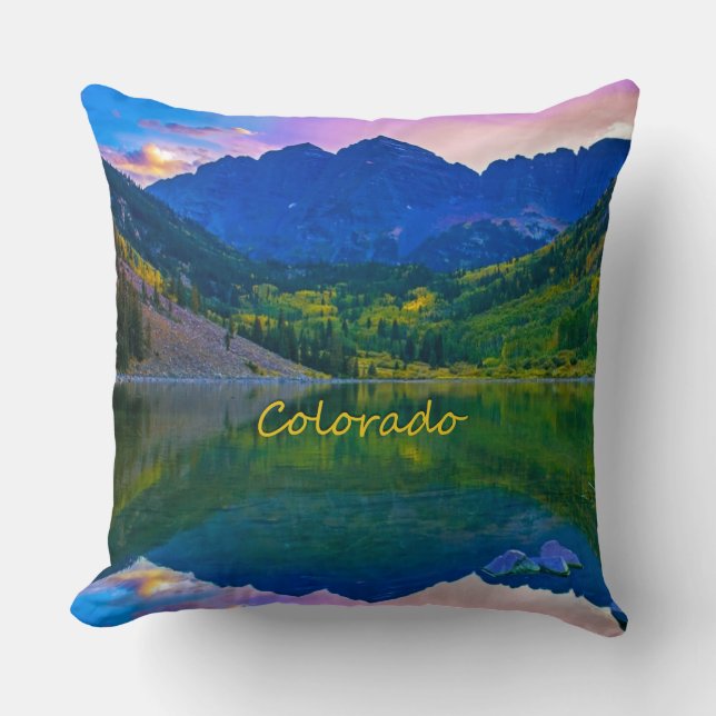 Colorado Rocky Mountains and Lake Cushion (Front)