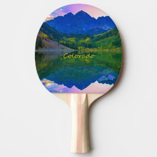 Colorado Rocky Mountains and Lake Ping Pong Paddle