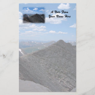 Colorado Rocky Mountains Moonscape Stationery