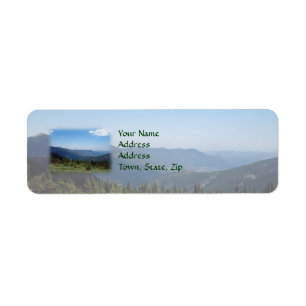 Colorado Rocky Mountains Panorama Return Address Label