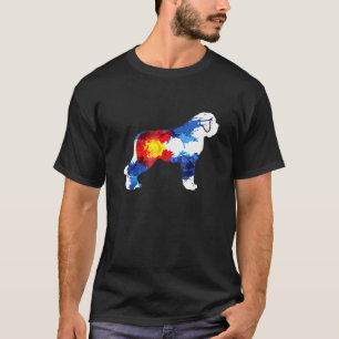 Colorado Saint Bernard Dog - Rocky Mountain T-Shirt