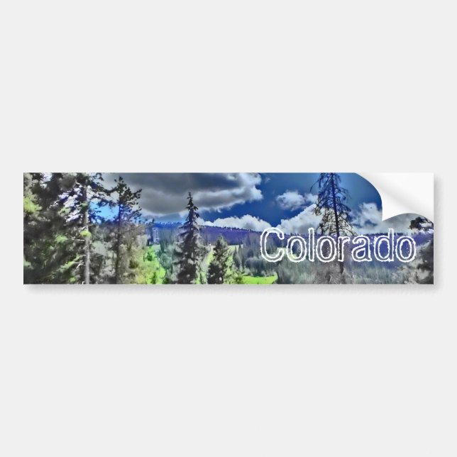 Colorado scenic bumpersticker bumper sticker (Front)